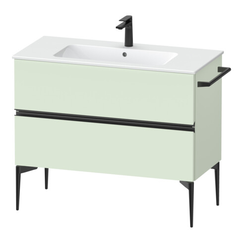 Duravit Waschtischunterschrank wandhängend Sivida 101x59,1x47,7cm, 2 Schub., grün m, G sw