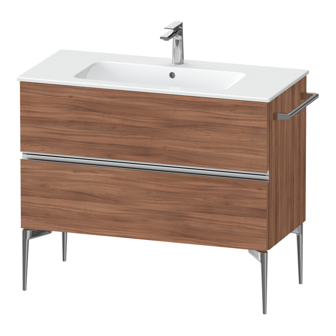 Duravit Waschtischunterschrank wandhängend Sivida 101x59,1x47,7cm, 2 Schub., N N, Gr. chr