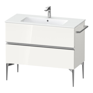 Duravit Waschtischunterschrank wandhängend Sivida 101x59,1x47,7cm, 2 Schub., w g, Gr. chr