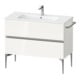 Duravit Waschtischunterschrank wandhängend Sivida 101x59,1x47,7cm, 2 Schub., w g, Gr. chr-1