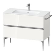 Duravit Waschtischunterschrank wandhängend Sivida 101x59,1x47,7cm, 2 Schub., w g, Gr. chr