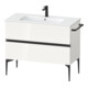 Duravit Waschtischunterschrank wandhängend Sivida 101x59,1x47,7cm, 2 Schub., w hgl, Gr. sw-1