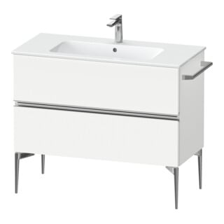 Duravit Waschtischunterschrank wandhängend Sivida 101x59,1x47,7cm, 2 Schub., w ma, Gr. chr