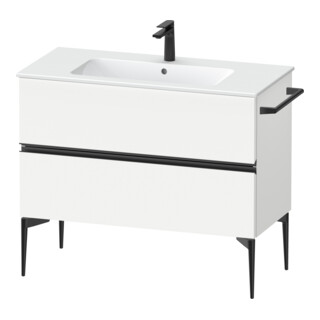 Duravit Waschtischunterschrank wandhängend Sivida 101x59,1x47,7cm, 2 Schub., w ma, Gr. sw