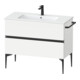 Duravit Waschtischunterschrank wandhängend Sivida 101x59,1x47,7cm, 2 Schub., w ma, Gr. sw-1