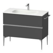 Duravit Waschtischunterschrank wandhängend Sivida 101x59,2x47,7cm, 2 Schub., gra m, G chr-1