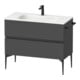 Duravit Waschtischunterschrank wandhängend Sivida 101x59,2x47,7cm, 2 Schub., gra m, Gr. sw-1