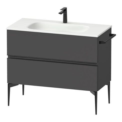 Duravit Waschtischunterschrank wandhängend Sivida 101x59,2x47,7cm, 2 Schub., gra m, Gr. sw