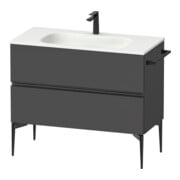 Duravit Waschtischunterschrank wandhängend Sivida 101x59,2x47,7cm, 2 Schub., gra m, Gr. sw