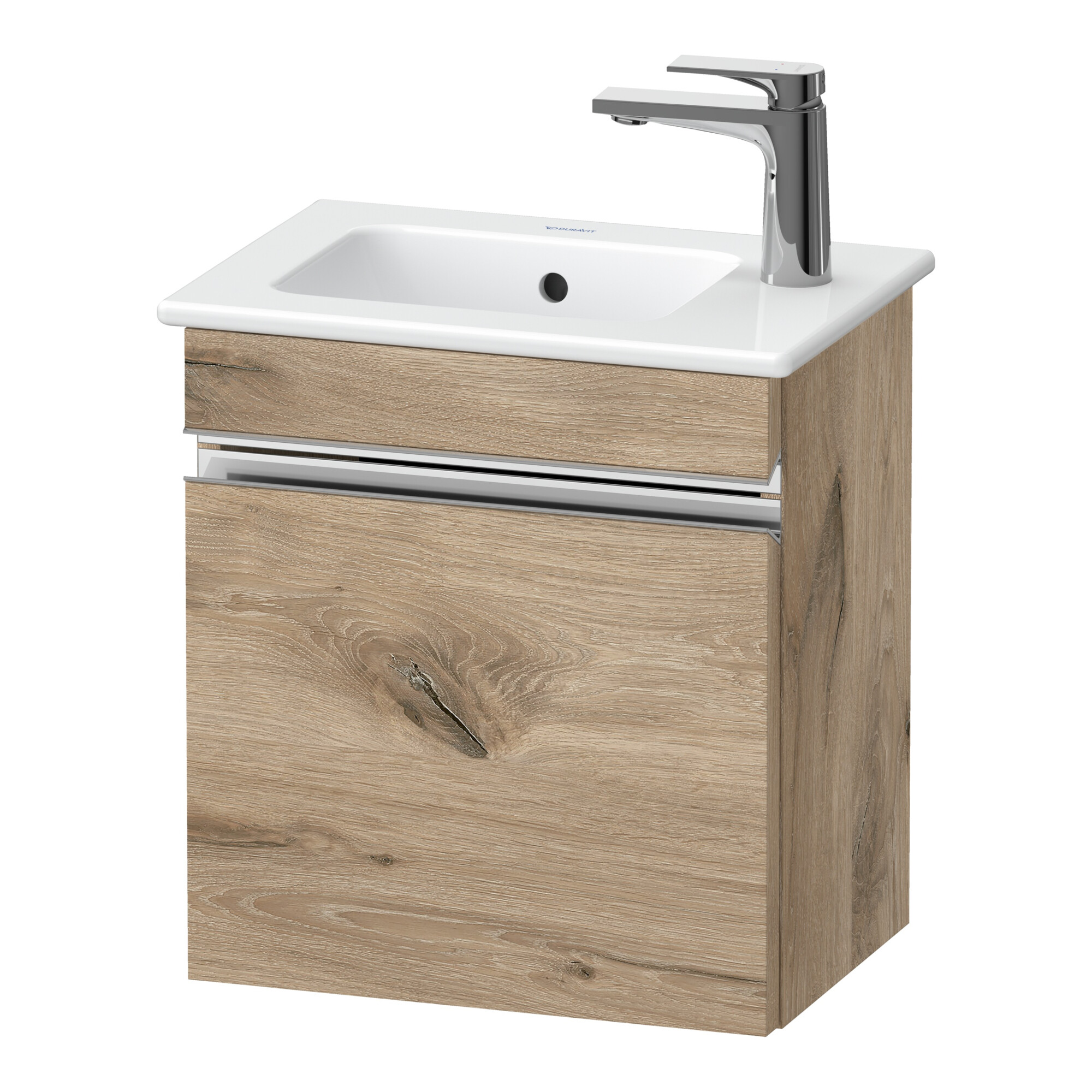 Duravit Waschtischunterschrank wandhängend Sivida 40x44,3x28,7cm, T., li, Ei Marm, Gr. chr