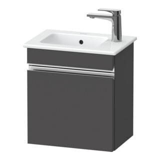 Duravit Waschtischunterschrank wandhängend Sivida 40x44,3x28,7cm, T, re, graph ma, Gr. chr