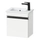 Duravit Waschtischunterschrank wandhängend Sivida 40x44,3x28,7cm, Tür, li, we. ma, Gr. sw-1