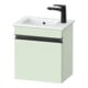 Duravit Waschtischunterschrank wandhängend Sivida 40x44,3x28,7cm, Tür, re, grün ma, Gr. sw-1