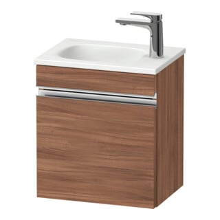 Duravit Waschtischunterschrank wandhängend Sivida 40x44x29,5cm, Tür, L, Nussb Nat, Gr. chr