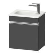 Duravit Waschtischunterschrank wandhängend Sivida 40x44x29,5cm, Tür, li, graph ma, Gr. chr