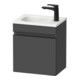 Duravit Waschtischunterschrank wandhängend Sivida 40x44x29,5cm, Tür, li, graph ma, Gr. sw-1