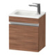 Duravit Waschtischunterschrank wandhängend Sivida 40x44x29,5cm, Tür, R, Nussb Nat, Gr. chr-1
