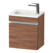 Duravit Waschtischunterschrank wandhängend Sivida 40x44x29,5cm, Tür, R, Nussb Nat, Gr. chr