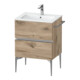 Duravit Waschtischunterschrank wandhängend Sivida 61x59,1x47,7cm, 2 Schub., E Marm, G chr-1
