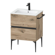 Duravit Waschtischunterschrank wandhängend Sivida 61x59,1x47,7cm, 2 Schub., E Marm, Gr. sw