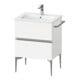 Duravit Waschtischunterschrank wandhängend Sivida 61x59,1x47,7cm, 2 Schub., w ma, Gr. chr-1