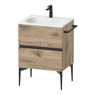 Duravit Waschtischunterschrank wandhängend Sivida 61x59,2x47,7cm, 2 Schub., E Marm, Gr. sw