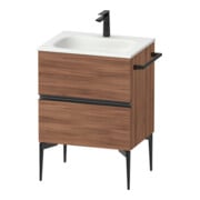 Duravit Waschtischunterschrank wandhängend Sivida 61x59,2x47,7cm, 2 Schub., N Nat, Gr. sw