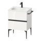 Duravit Waschtischunterschrank wandhängend Sivida 61x59,2x47,7cm, 2 Schub., w hgl, Gr. sw-1