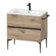 Duravit Waschtischunterschrank wandhängend Sivida 81x59,1x47,7cm, 2 Schub., E Marm, Gr. sw-1