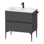 Duravit Waschtischunterschrank wandhängend Sivida 81x59,1x47,7cm, 2 Schub., gra ma, Gr. sw