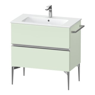 Duravit Waschtischunterschrank wandhängend Sivida 81x59,1x47,7cm, 2 Schub., grün m, G chr