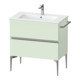 Duravit Waschtischunterschrank wandhängend Sivida 81x59,1x47,7cm, 2 Schub., grün m, G chr-1