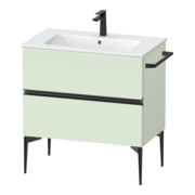 Duravit Waschtischunterschrank wandhängend Sivida 81x59,1x47,7cm, 2 Schub., grün m, Gr. sw