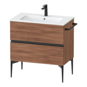 Duravit Waschtischunterschrank wandhängend Sivida 81x59,1x47,7cm, 2 Schub., N Nat, Gr. sw