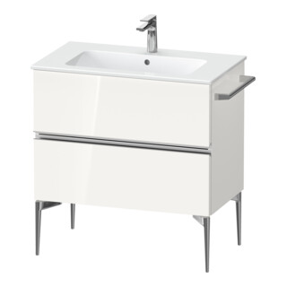 Duravit Waschtischunterschrank wandhängend Sivida 81x59,1x47,7cm, 2 Schub., w hgl, Gr. chr