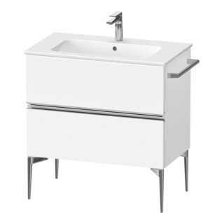 Duravit Waschtischunterschrank wandhängend Sivida 81x59,1x47,7cm, 2 Schub., w ma, Gr. chr