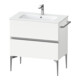 Duravit Waschtischunterschrank wandhängend Sivida 81x59,1x47,7cm, 2 Schub., w ma, Gr. chr-1