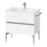Duravit Waschtischunterschrank wandhängend Sivida 81x59,1x47,7cm, 2 Schub., w ma, Gr. chr