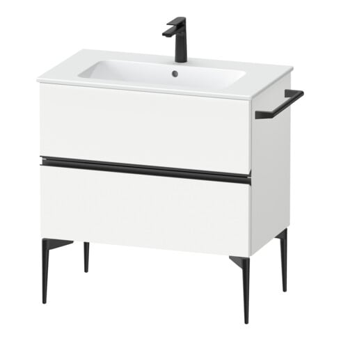 Duravit Waschtischunterschrank wandhängend Sivida 81x59,1x47,7cm, 2 Schub., we. ma, Gr. sw