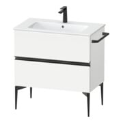 Duravit Waschtischunterschrank wandhängend Sivida 81x59,1x47,7cm, 2 Schub., we. ma, Gr. sw