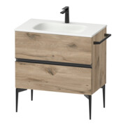 Duravit Waschtischunterschrank wandhängend Sivida 81x59,2x47,7cm, 2 Schub., E Marm, Gr. sw