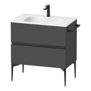 Duravit Waschtischunterschrank wandhängend Sivida 81x59,2x47,7cm, 2 Schub., gra ma, Gr. sw