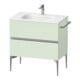 Duravit Waschtischunterschrank wandhängend Sivida 81x59,2x47,7cm, 2 Schub., grün m, G chr-1