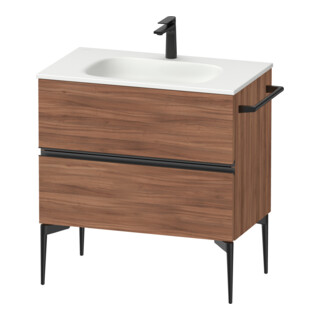 Duravit Waschtischunterschrank wandhängend Sivida 81x59,2x47,7cm, 2 Schub., N Nat, Gr. sw