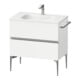 Duravit Waschtischunterschrank wandhängend Sivida 81x59,2x47,7cm, 2 Schub., w ma, Gr. chr-1