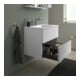 Duravit Waschtischunterschrank wandhängend Sivida 81x59,2x47,7cm, 2 Schub., w ma, Gr. chr-4