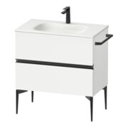 Duravit Waschtischunterschrank wandhängend Sivida 81x59,2x47,7cm, 2 Schub., we. ma, Gr. sw