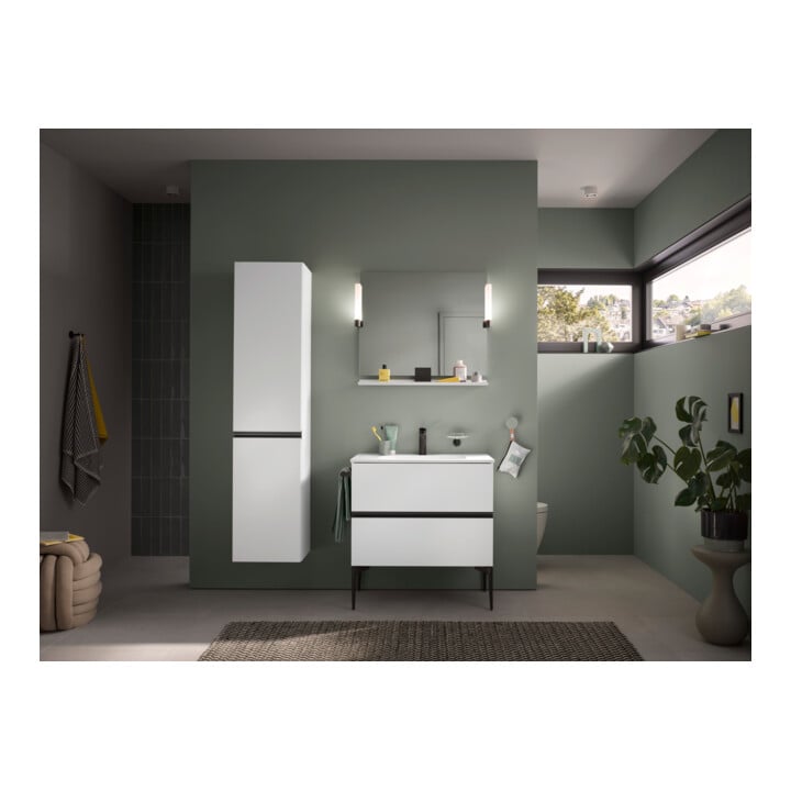 Duravit Waschtischunterschrank wandhängend Sivida 81x59,2x47,7cm, 2 Schub., we. ma, Gr. sw