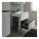 Duravit Waschtischunterschrank wandhängend Sivida 81x59,2x47,7cm, 2 Schub., we. ma, Gr. sw