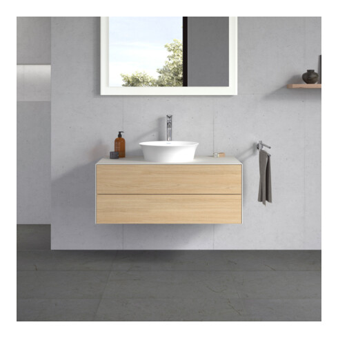 Duravit Waschtischunterschrank White Tulip 100x55cm, E N m/n w m, 2 La, 1 Pl, wandhängend